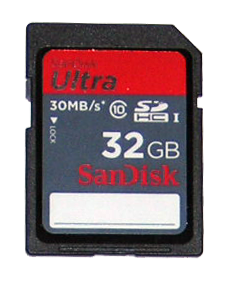 32 GB SD Card for Impression